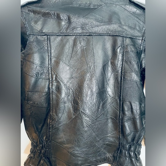 Cellini Vintage Leather Kids Jacket - Picture 4 of 5